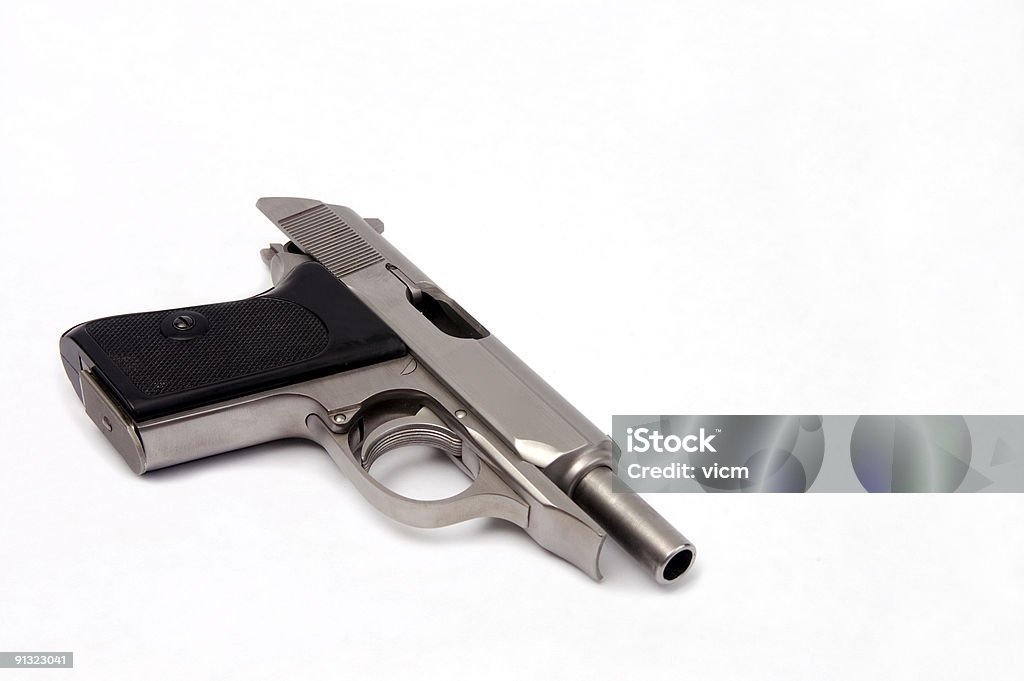 Pistola Semi-automática - Foto de stock de Arma de Fogo royalty-free