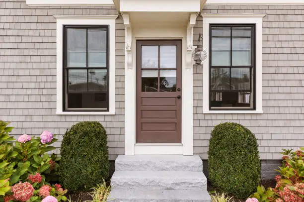 Photo of Front brown door