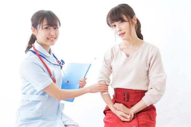 istock Nurse and young woman patient 913233890