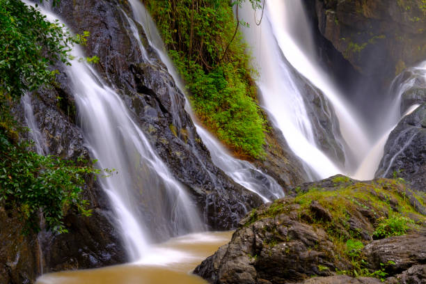 istock waterfall of Thailand 913240352
