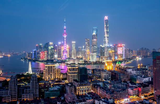 istock Shanghai urban skyline 913252790