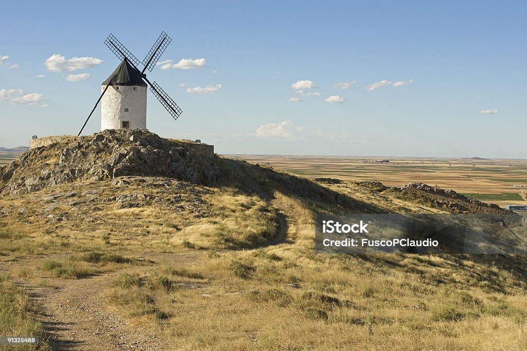 Windmill  Castilla La Mancha Stock Photo