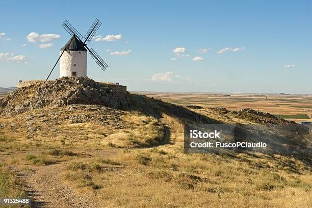 Windmill Stock Photo - Download Image Now - Castilla La Mancha, Castillo de Consuegra, Color Image