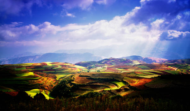 istock Red land - in China's yunnan province 913256376