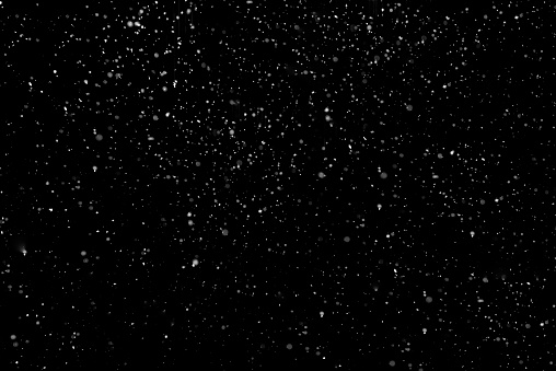Material de copo de nieve en el fondo negro photo