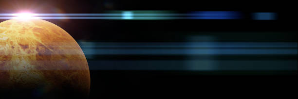 istock planet Venus lit by the bright Sun 913271228