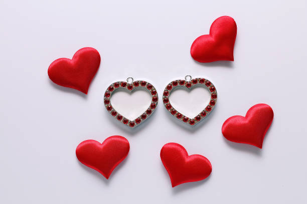 istock Valentine's Day. Hearts, gifts on a white background 913272134