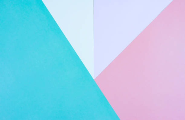 istock Flat lay of pastel colorful papers background. 913272360