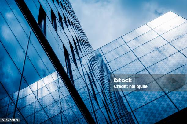 Abstract Building Reflections Tower Building Stock Photo - Download Image Now - Close-up, Building Exterior, Architecture