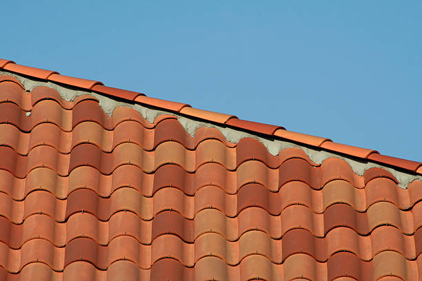 istock Tile Roof Abstract Detail 91327462