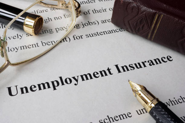 istock Unemployment insurance concept written on a paper. 913276002
