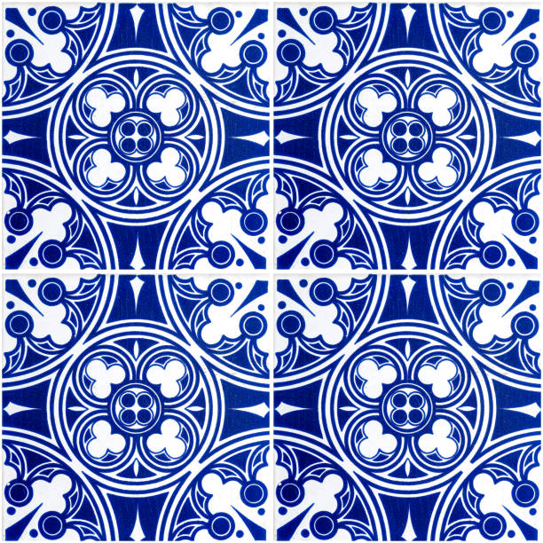 istock Traditional Portuguese glazed tiles 913276324