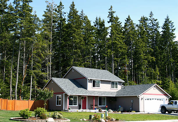 istock Brand New Two Story Home in Suburbia 91328092
