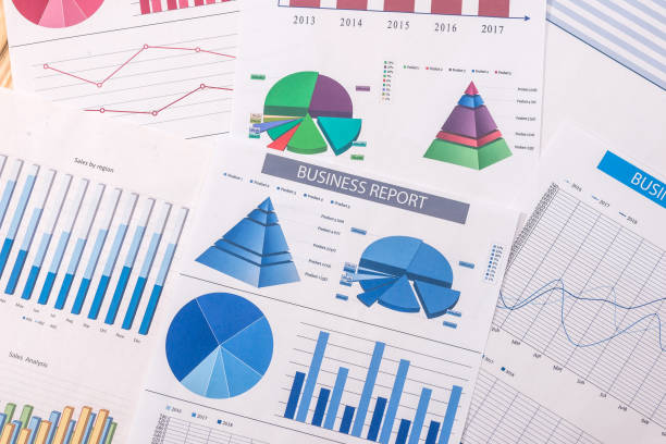 istock Financial development - calculator and pen on chart and graph paper. 913288054