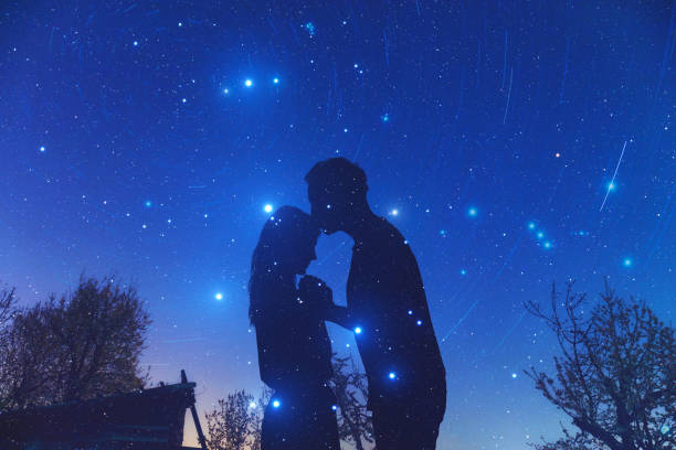 istock Couple under the Milky way stars. My astronomy work. 913288854