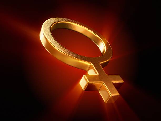 istock Female Gold Symbol 91328906