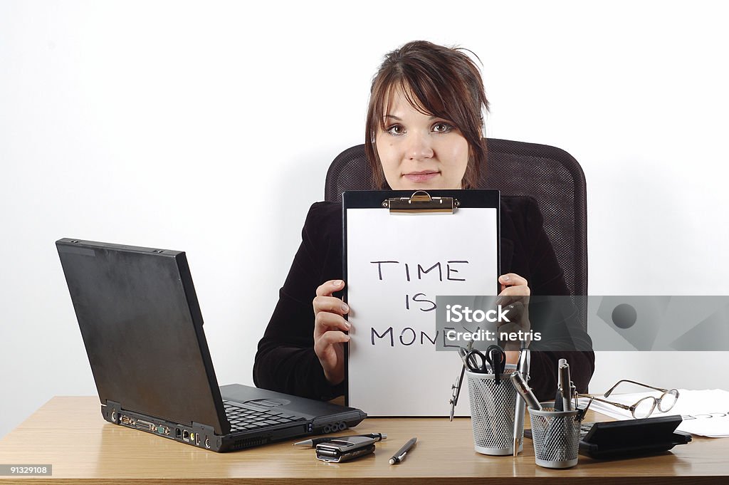 Geschäftsfrau am Schreibtisch#15 - Lizenzfrei Arbeiten Stock-Foto