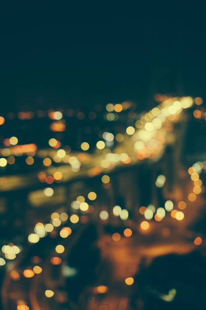 istock Defocused urban abstract texture bokeh city 913295786