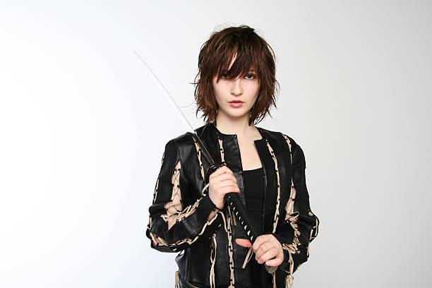 istock Young Casual Ninja Woman 91329679