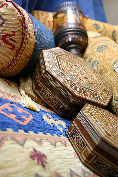 istock Turkish cushions and lamp 91330170