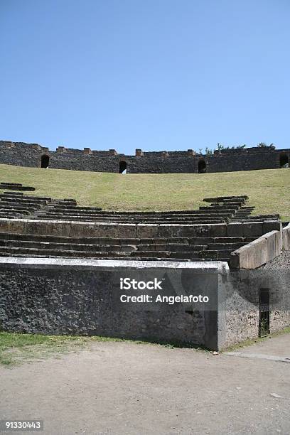 Anfiteatro Romano Pompei Italia - Fotografie stock e altre immagini di Anfiteatro - Anfiteatro, Antico - Condizione, Archeologia