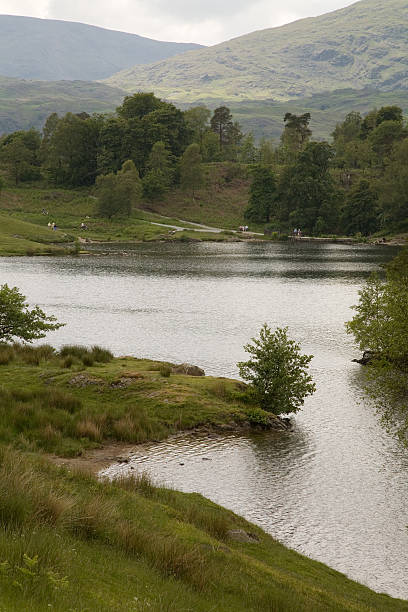 Vistas para o Lake District - foto de acervo