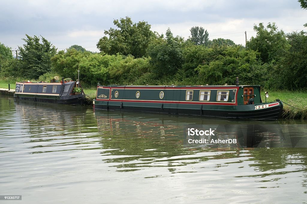 Narrowboats - Photo de Angleterre libre de droits