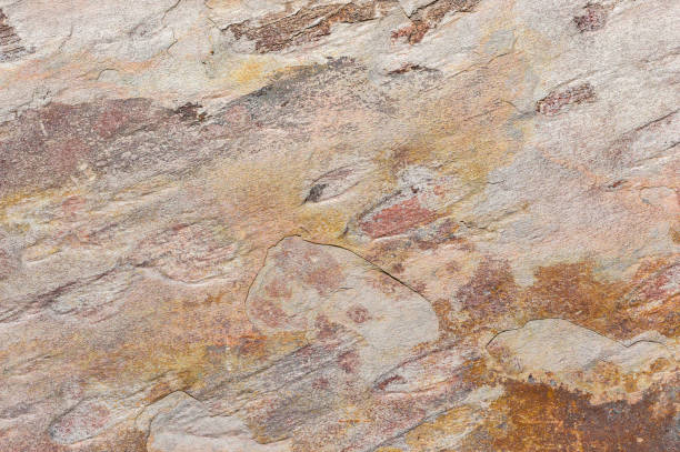 istock Close-up of silver slate textured background 913307706