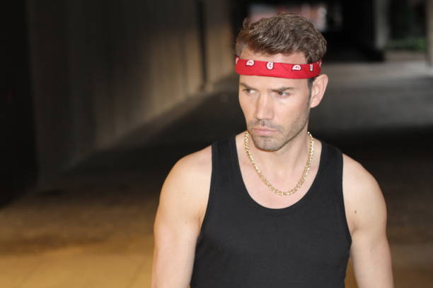 istock Urban male wearing a bandana 913316368