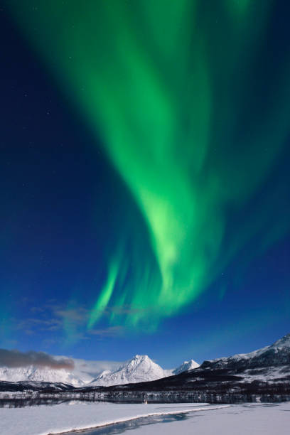 istock Green Aurora Borealis at Wilderness, Tromso, Norway 913319684