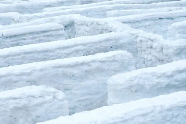 Photo of Winter Snow Maze