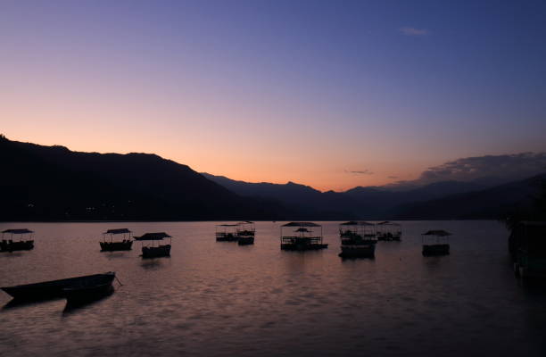istock Fhewa lake boat landscape Pokhara Nepal 913323588