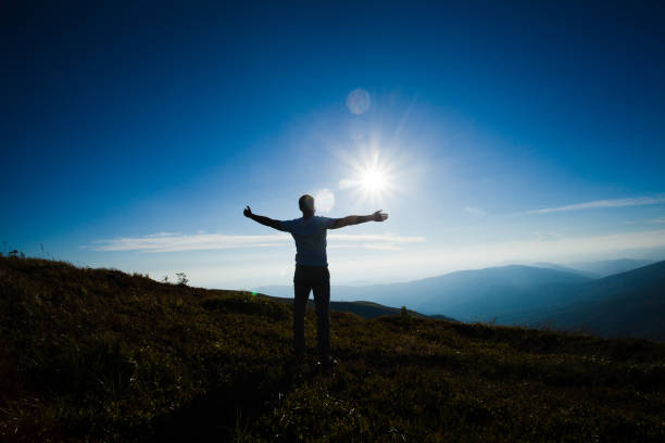 istock The man enjoying freedom 913326144