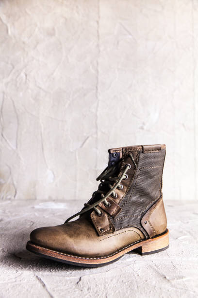 istock Pair of new boots 913330602