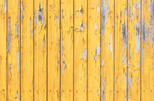 istock Vintage yellow colored wood background 913334872