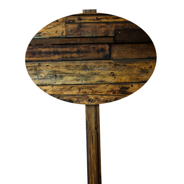 istock Wooden sign isolated on white background with clipping path. 913335904