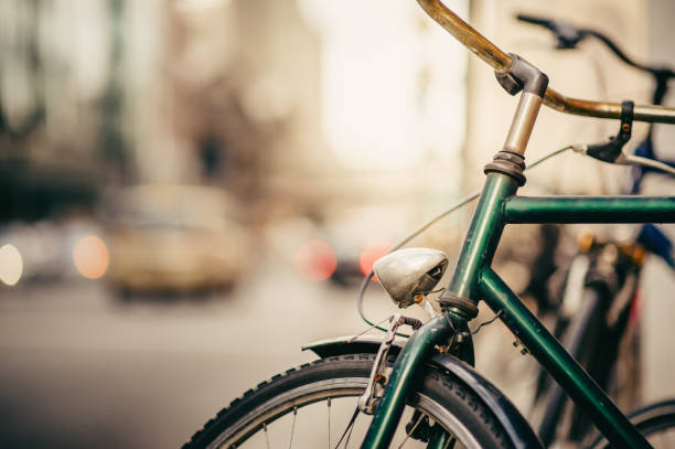 istock Old Bicycle in the streets of Berlin 913338962