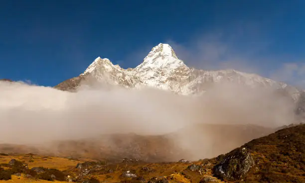 Nepalese landscape, Amadablam
