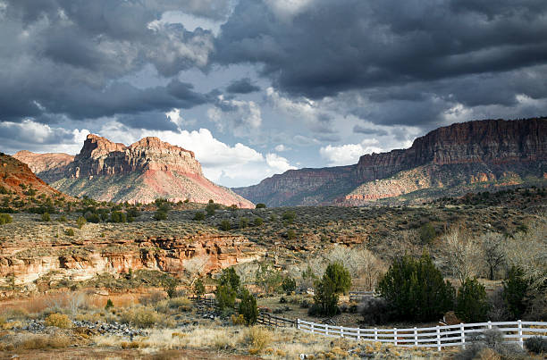 istock Passing Storm Near Zion Canyon 91334975
