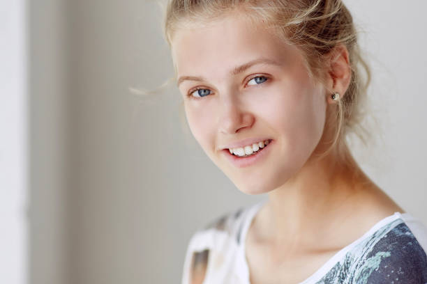 istock Portrait of smiling blond woman. 913355014