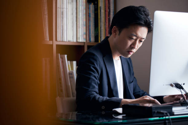 istock Business man working from home 913359024
