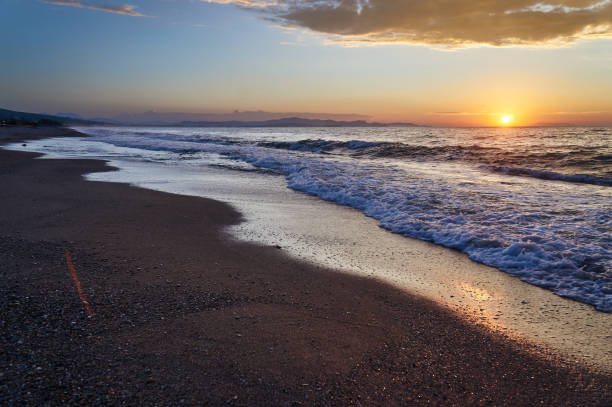 istock Sunset on the island of Corfu 913371188