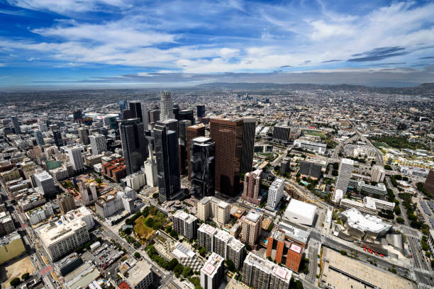 istock Los Angeles from the air 913374758
