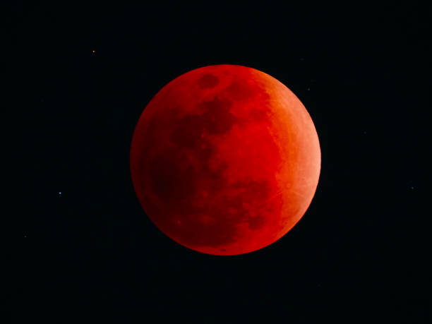 Total eclipse of the moon Jan 31, 2018 22:15 2018 stock pictures, royalty-free photos & images