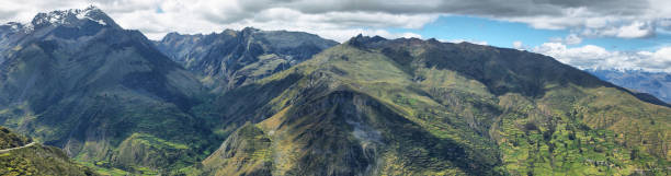 istock View of fields in the way to Huanuco, Peru 913390202