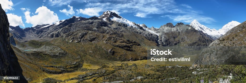 MT Chopicalqui del camino Laguna 69, Perú - Foto de stock de Adulto libre de derechos