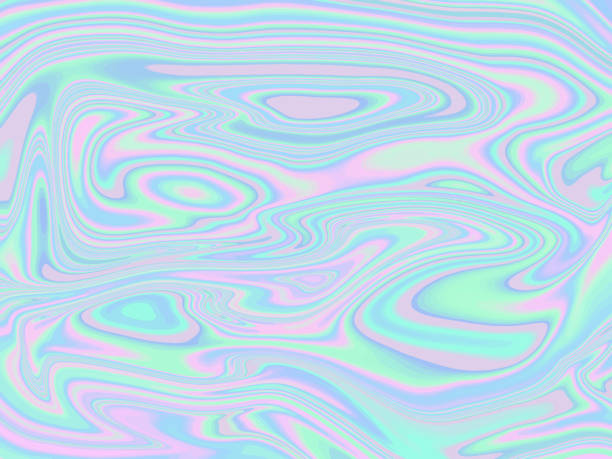 istock Holographic abstract background in pastel, neon color . Vector illustration for poster, brochure, invitation, cover book, catalog. 913394230