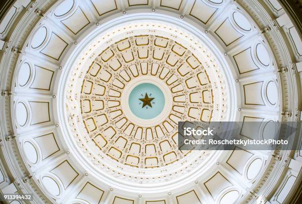 Texas State Capitol Building Amazing Architecutre And Political Symbols Of The Lone Star State Stock Photo - Download Image Now