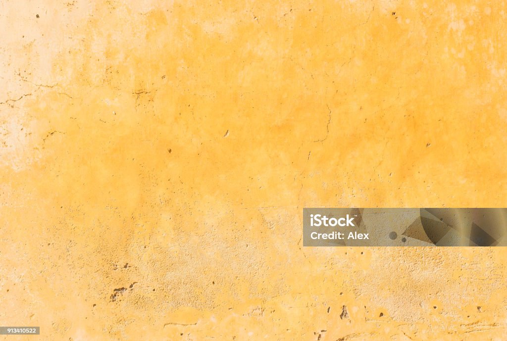 Mediterranean wall background texture Old rustic wall plaster backdrop texture with copy space Wall - Building Feature Stock Photo