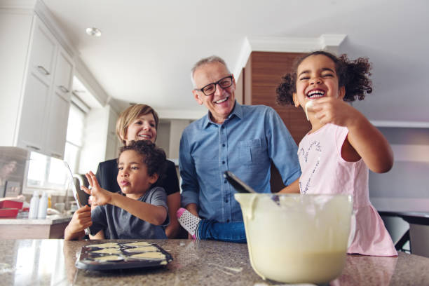 istock Grandparents cooking with kids 913410728